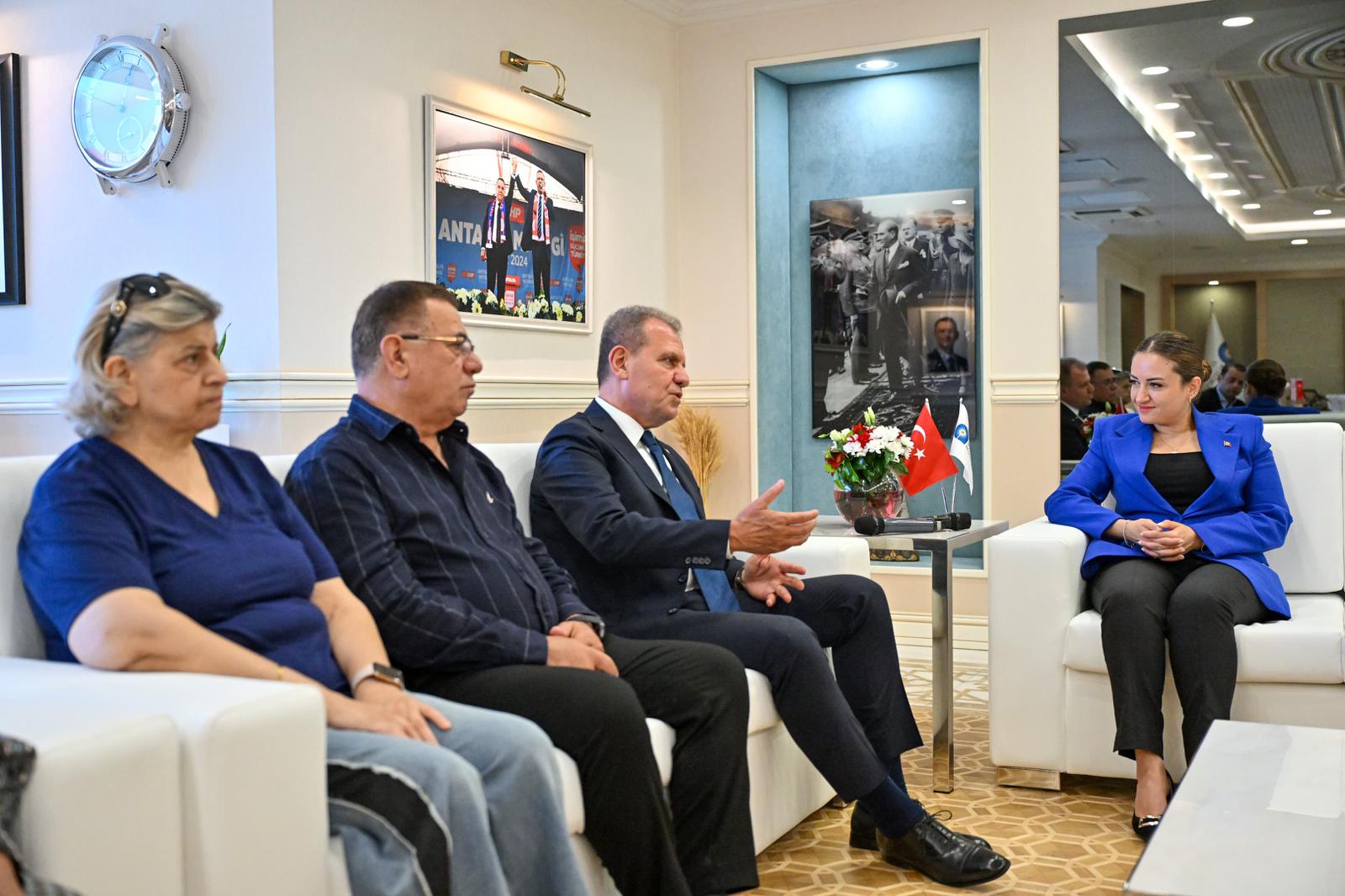 BAŞKAN SEÇER, ANTALYA BÜYÜKŞEHİR BELEDİYESİ’Nİ ZİYARET ETTİ