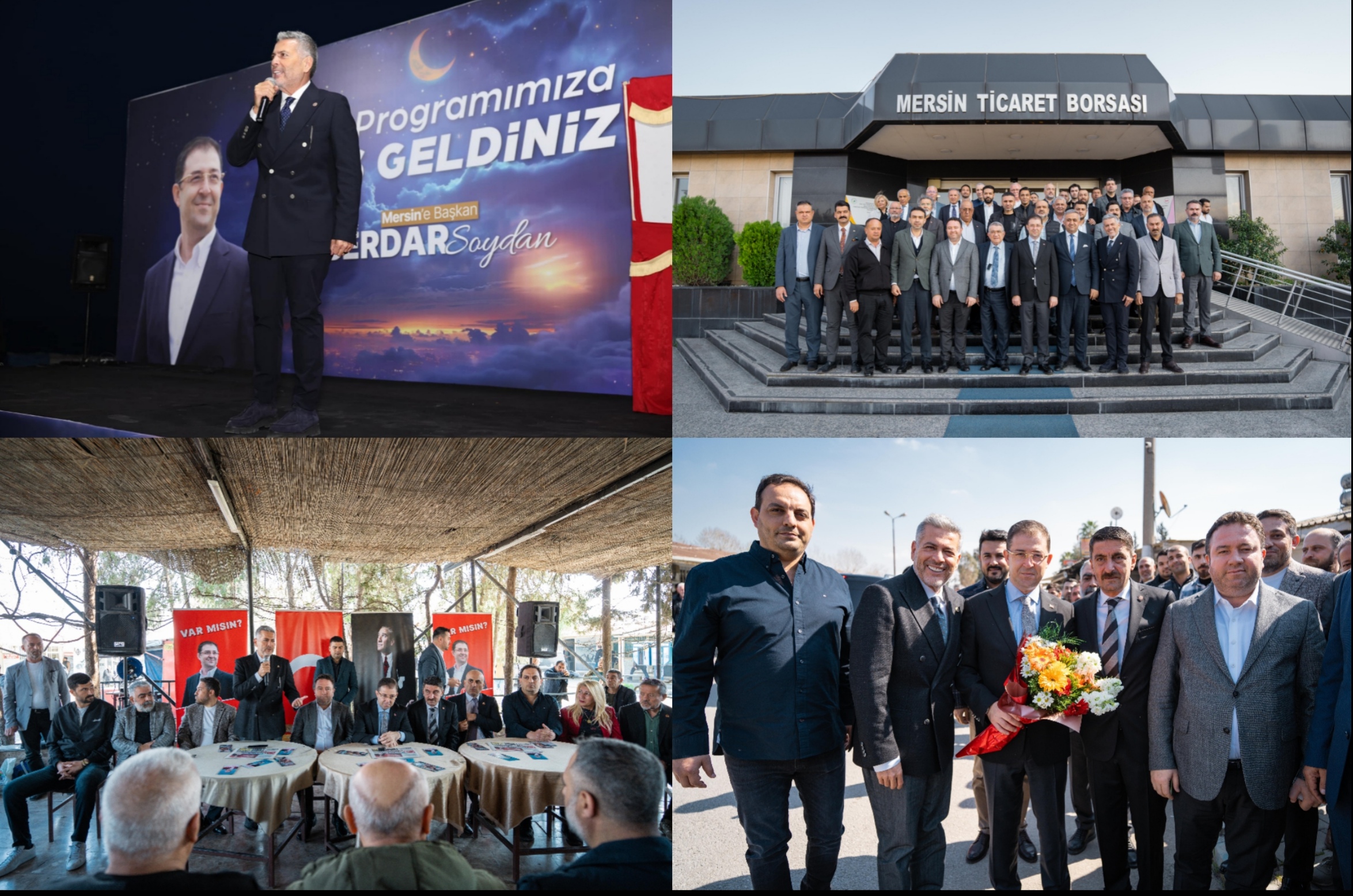 MHP MERSİN MİLLETVEKİLİ VE MYK ÜYESİ UYSAL'DAN DERNEK VE ODALARA ZİYARET