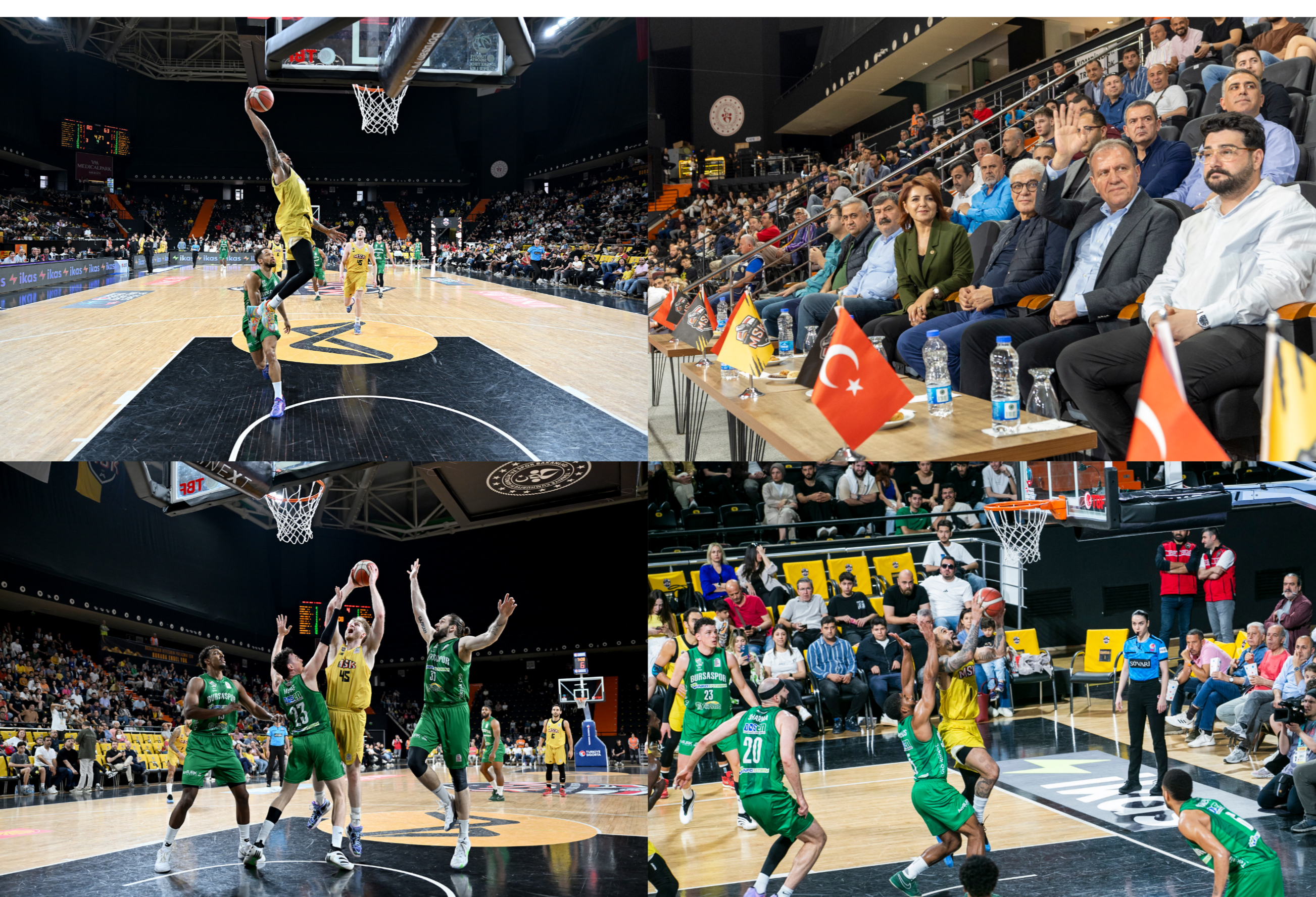 CARETTALAR, BURSASPOR YÖRSAN’I 89-82 SKORLA YENDİ