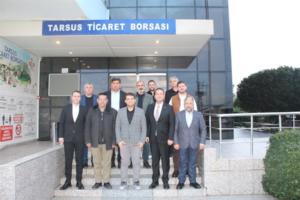 AK PARTİ TARSUS İLÇE TEŞKİLATINDAN TARSUS TİCARET BORSASI’NA ZİYARET