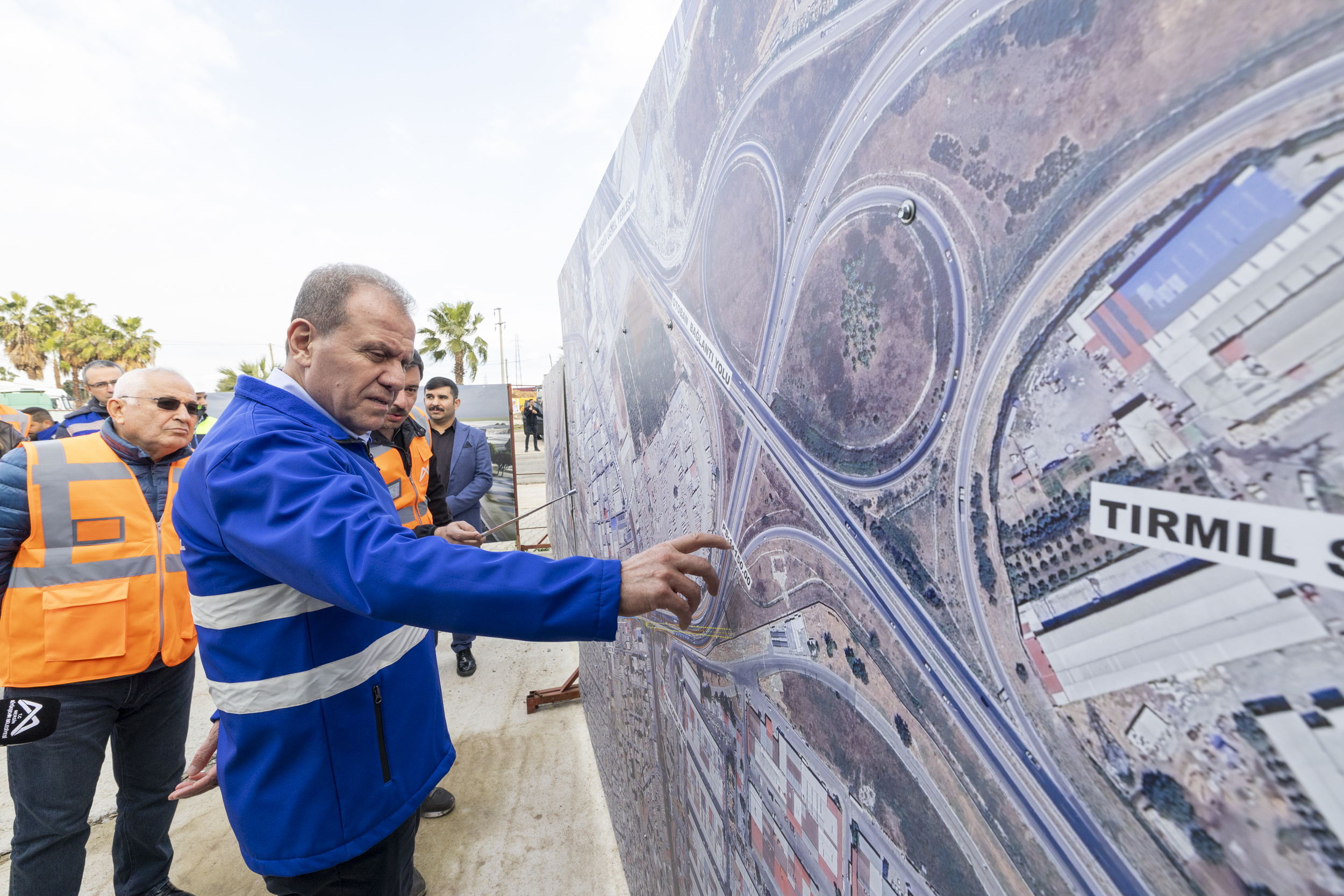 BAŞKAN SEÇER, HAL KATLI KAVŞAĞI İNŞAATINDA İNCELEMELERDE BULUNDU