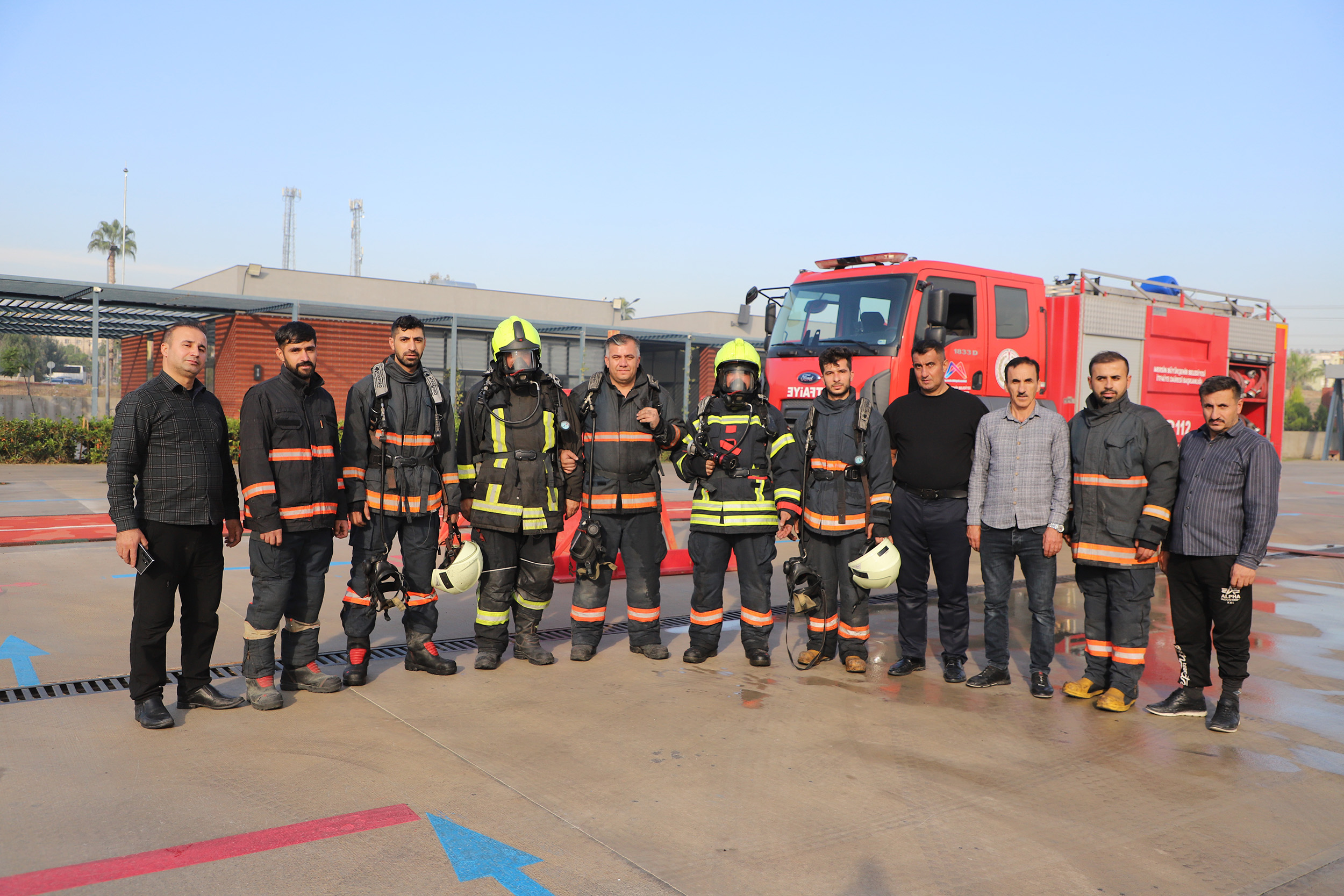 BÜYÜKŞEHİR ATA EĞİTİM MERKEZİ, İTFAİYECİLERİN EĞİTİM ÜSSÜ OLMAYA DEVAM EDİYOR