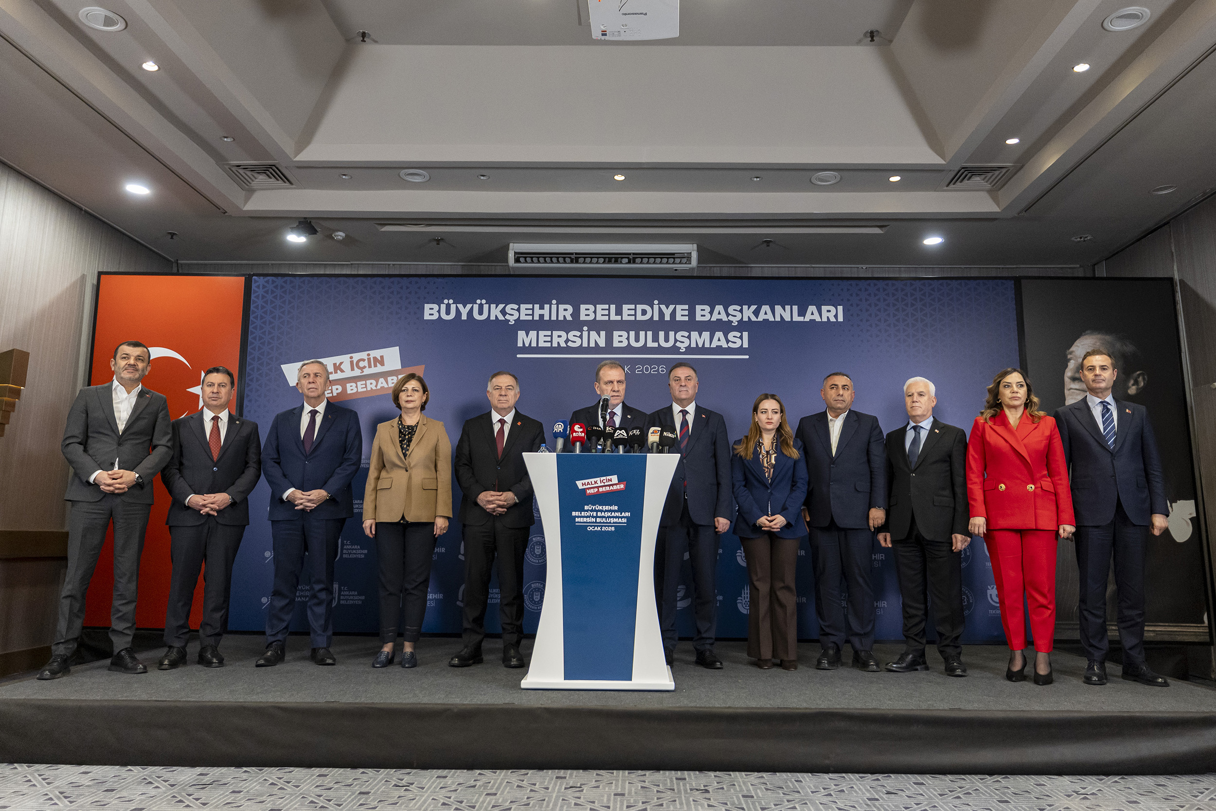 CHP’Lİ BÜYÜKŞEHİR BELEDİYE BAŞKANLARINDAN ORTAK AÇIKLAMA
