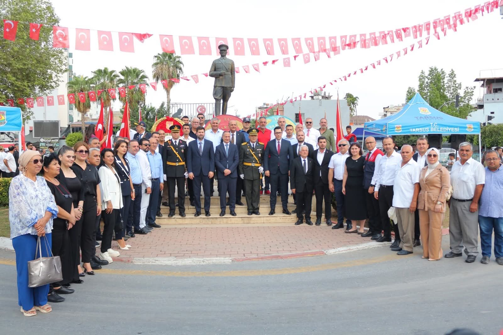 TARSUS'TA 30 AĞUSTOS ZAFER BAYRAMI COŞKUSU YÜREKLERİ BİRLEŞTİRDİ