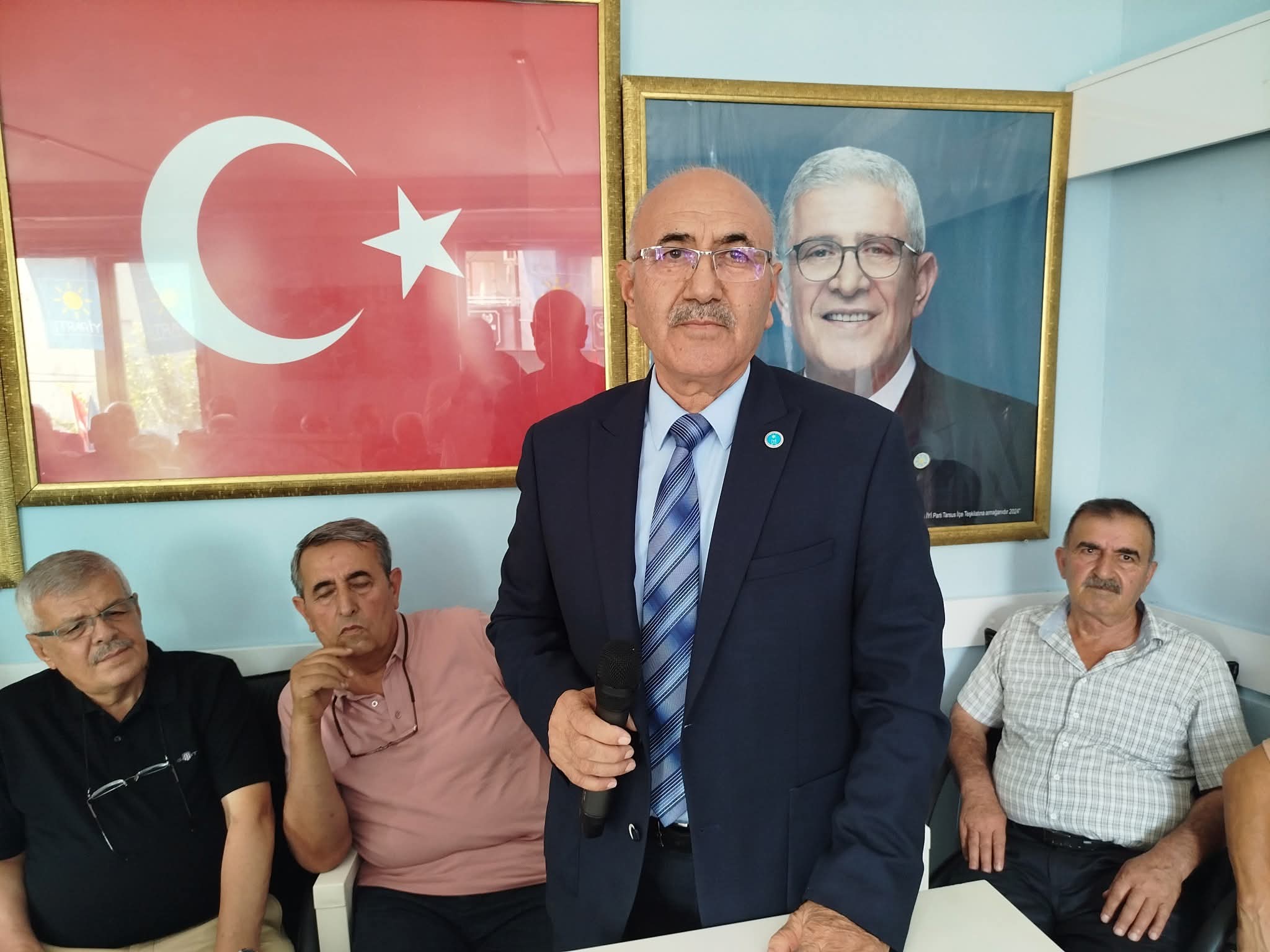 İYİ PARTİ TARSUS İLÇE BAŞKANI GAZİ ELGÜN ADAYLIĞINI AÇIKLADI
