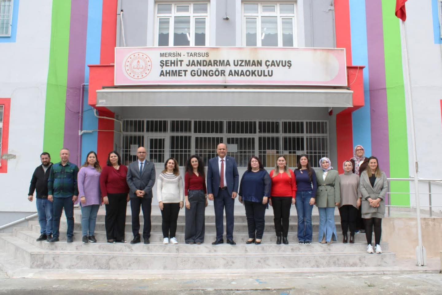 TARSUS MİLLİ EĞİTİM MÜDÜRÜ MUSTAFA ANTEPLİOĞLU ŞEHİT UZMAN ÇAVUŞ AHMET GÜNGÖR ANA OKULUNU ZİYARET ETTİ