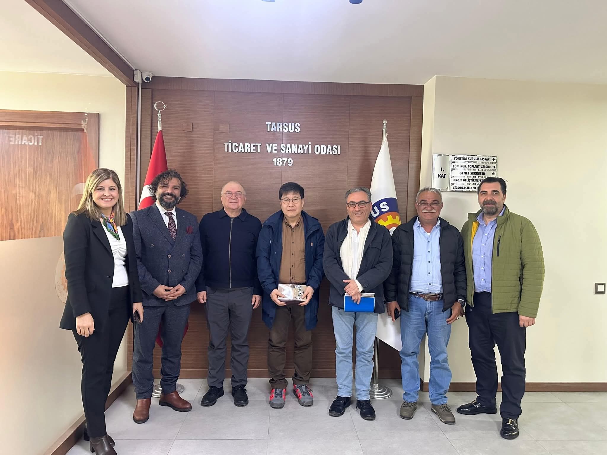 TARSUS TİCARET VE SANAYİ ODASI ÇİN VE KORE HEYETİNİ AĞIRLADI