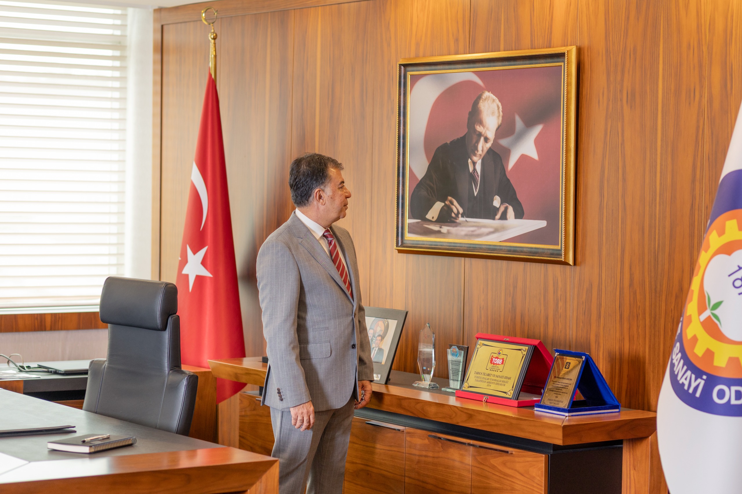 TARSUS TSO YÖNETİM KURULU BAŞKANI H. RUHİ KOÇAK’IN 10 KASIM MESAJI