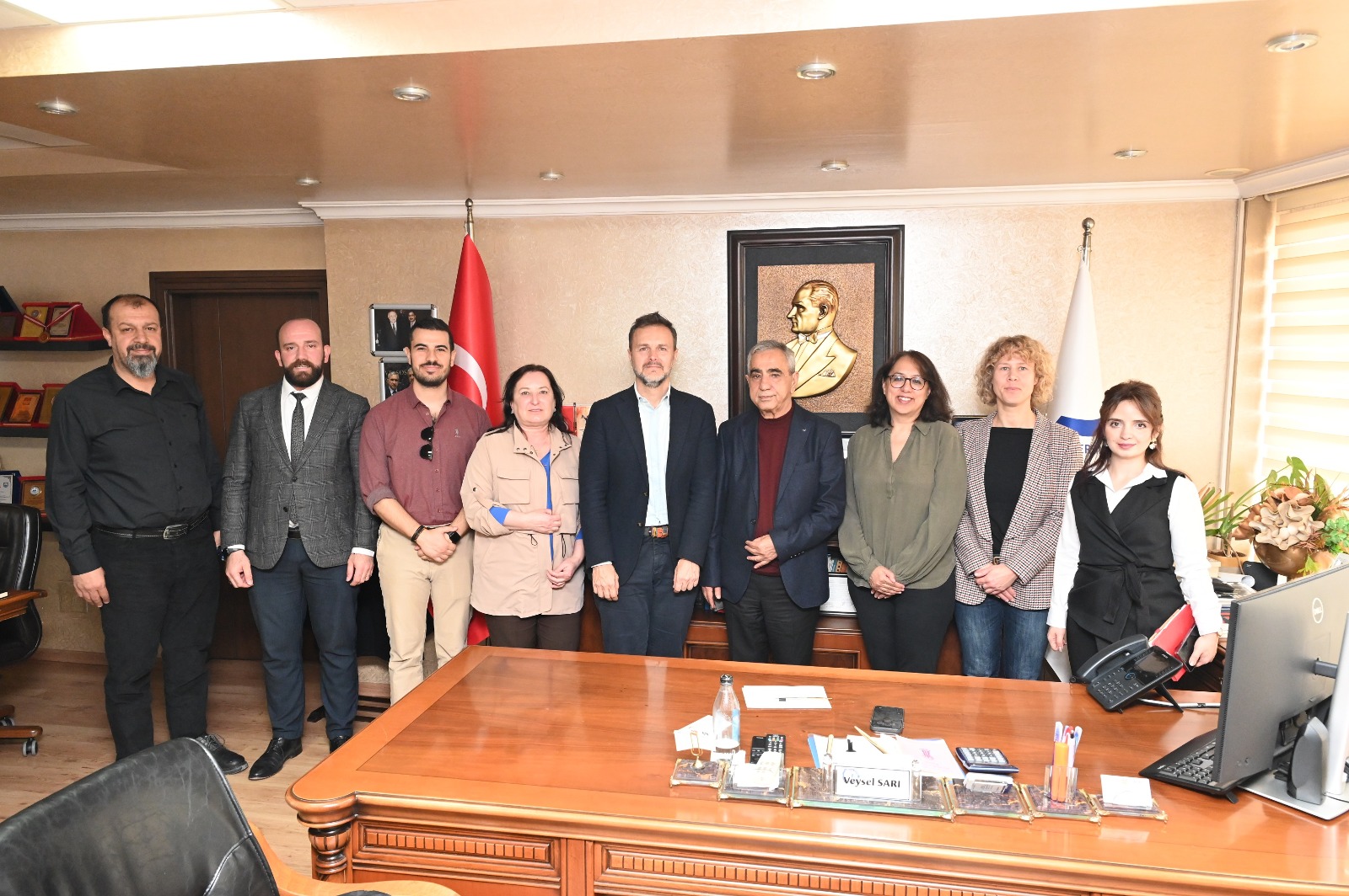 BAŞKAN SARI“MERSİN ESNAFI ULUSLARARASI İŞ BİRLİKLERİNE AÇIK'