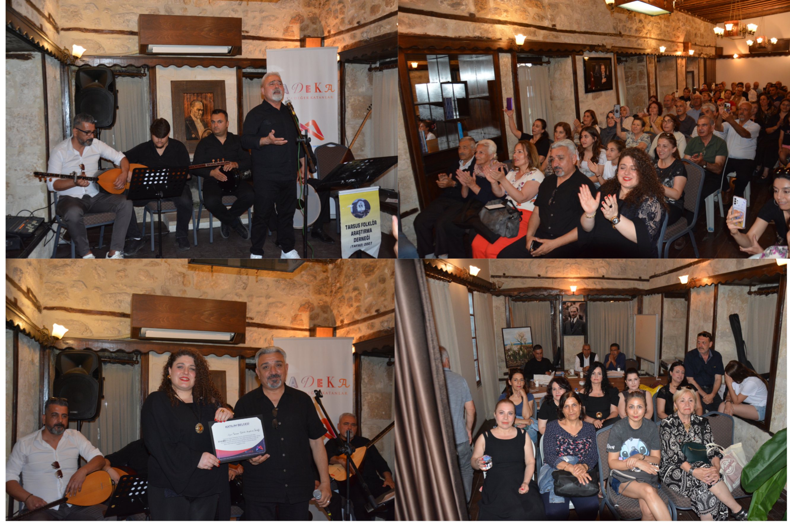 AŞIK MAHZUNİ ŞERİF, TADEKA’DA TÜRKÜLERİYLE ANILDI