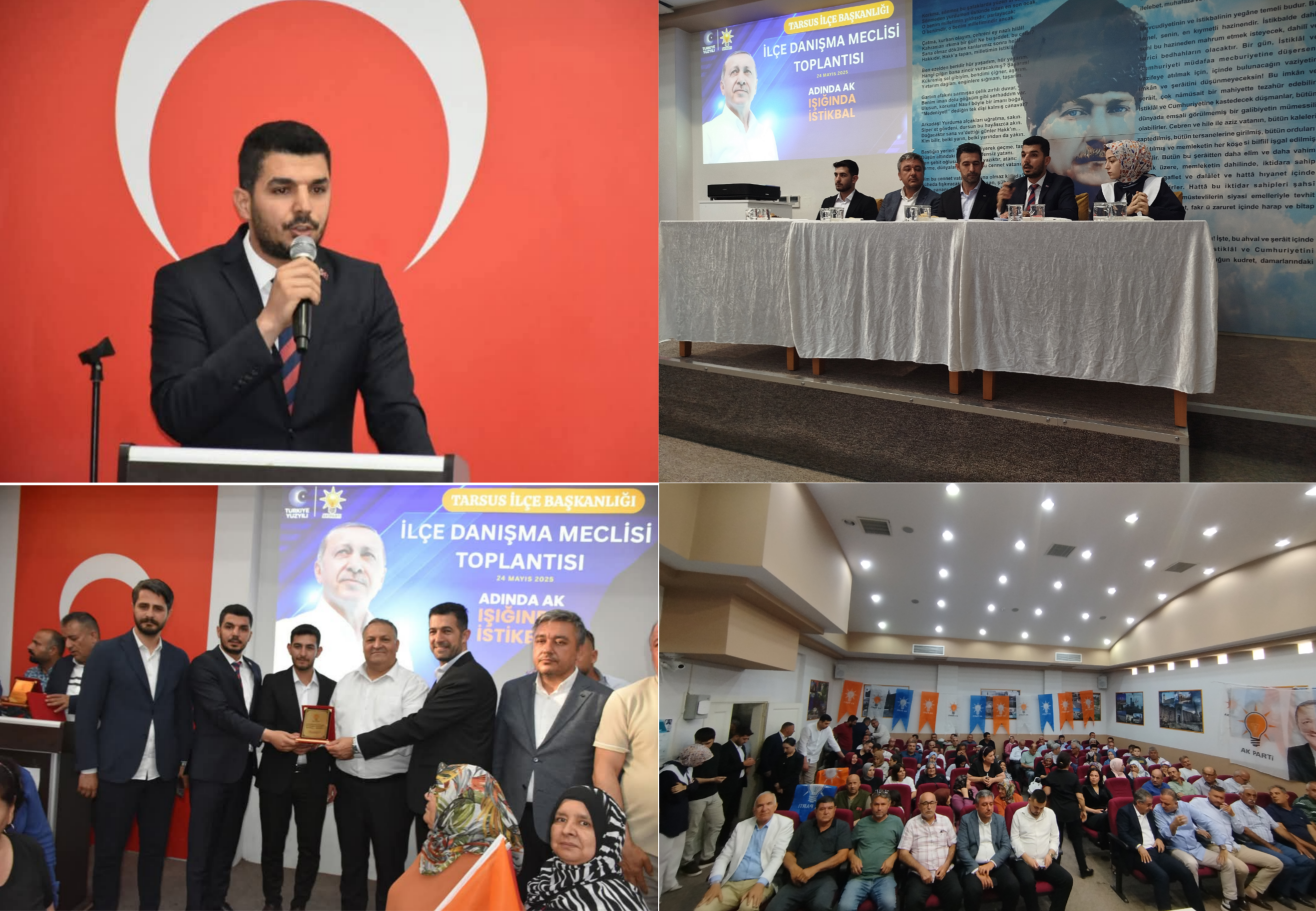 AK PARTİ TARSUS İLÇE DANIŞMA MECLİSİ TOPLANDI