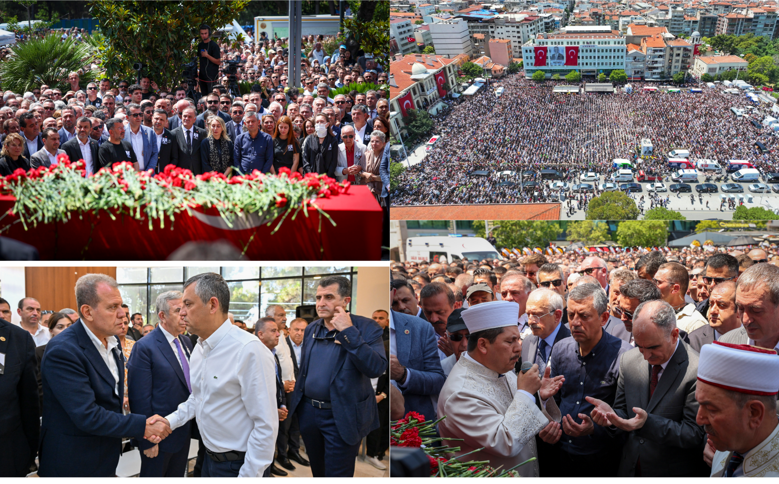 BAŞKAN SEÇER, MANİSA BÜYÜKŞEHİR BELEDİYE BAŞKANI FERDİ ZEYREK’İN MANİSA’DAKİ CENAZE TÖRENİNE KATILDI