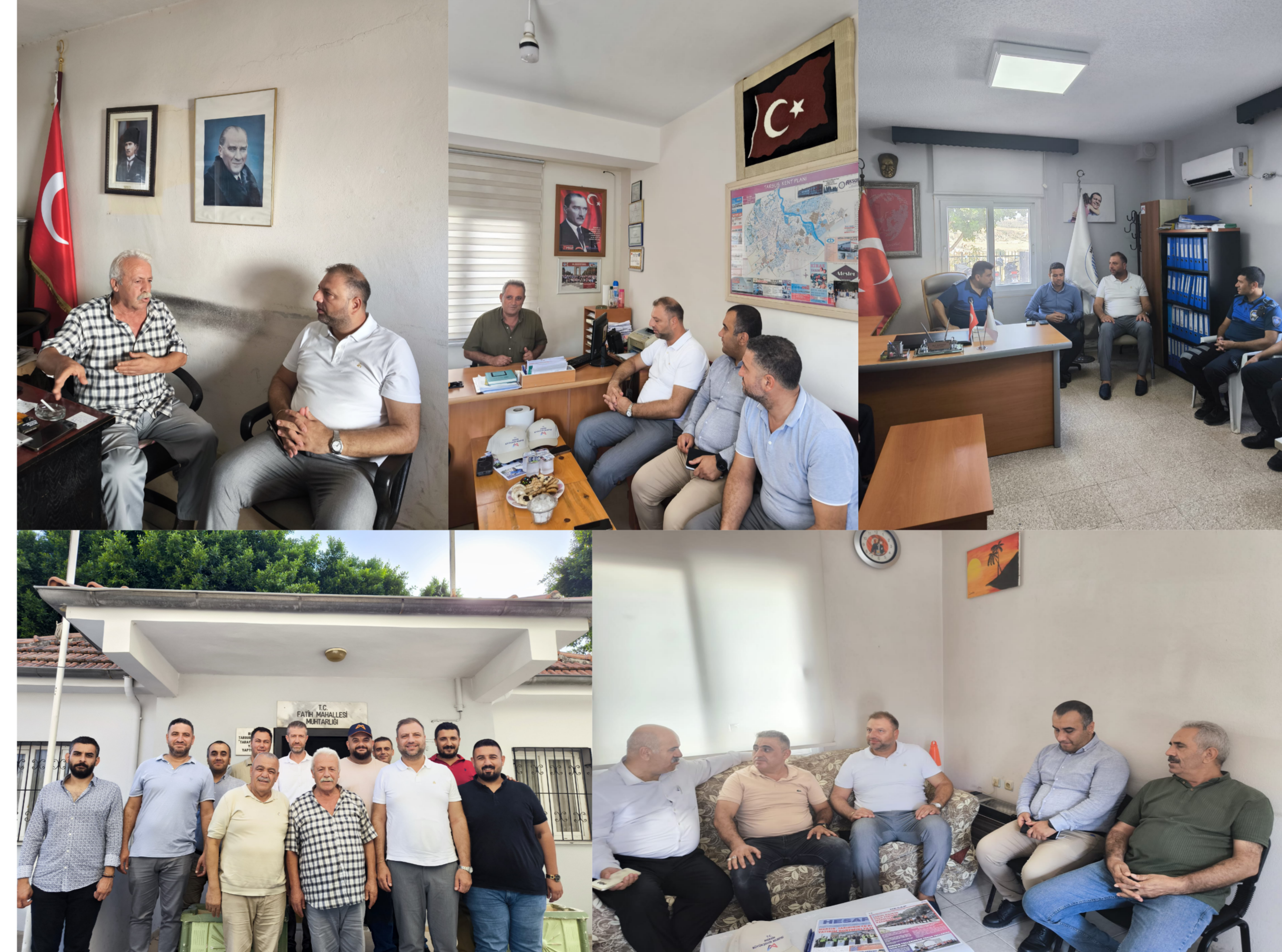 YUSUF TIBIK, MUHTARLARLA BULUŞMAYA DEVAM EDİYOR