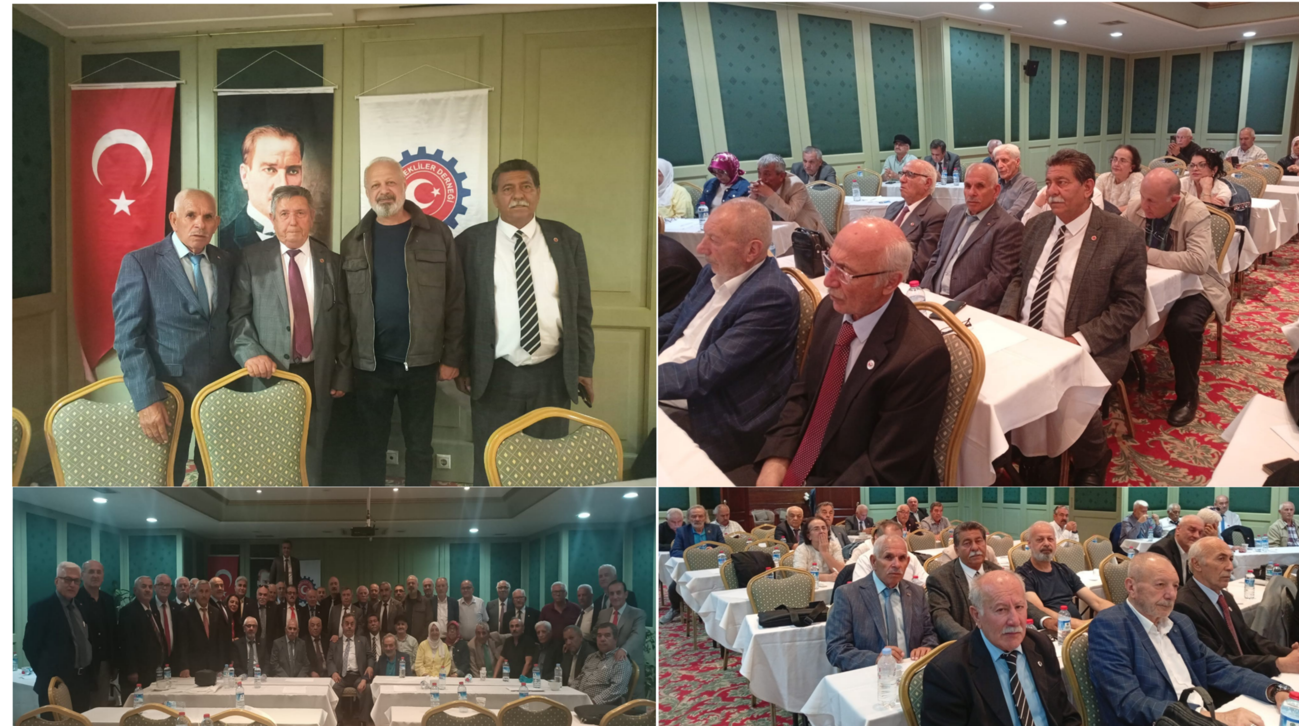TÜM EMEKLİLER DERNEĞİ TARSUS ŞUBE BAŞKANI MEHMET BÜLENT GÖZENER BAŞKANLAR KURULU TOPLANTISINA KATILDI