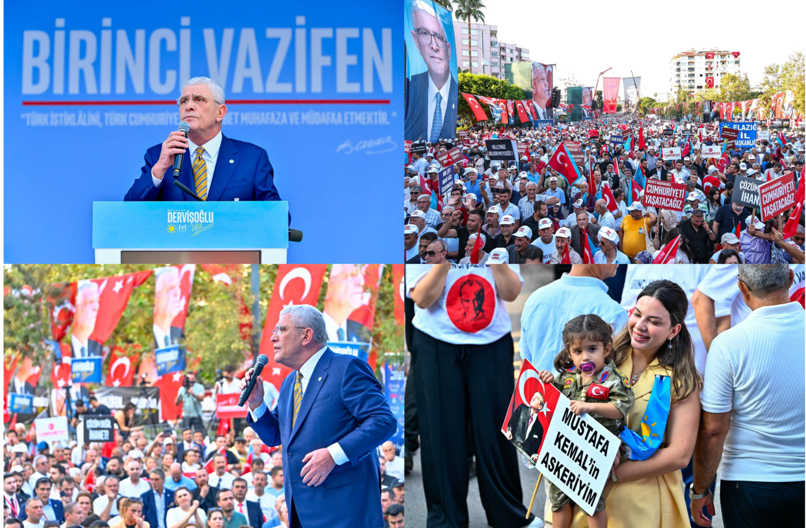 MÜSAVAT DERVİŞOĞLU “BİRİNCİ VAZİFEN MİTİNGİNDE: MERSİN'DEN HALKA HİTAP ETTİ 