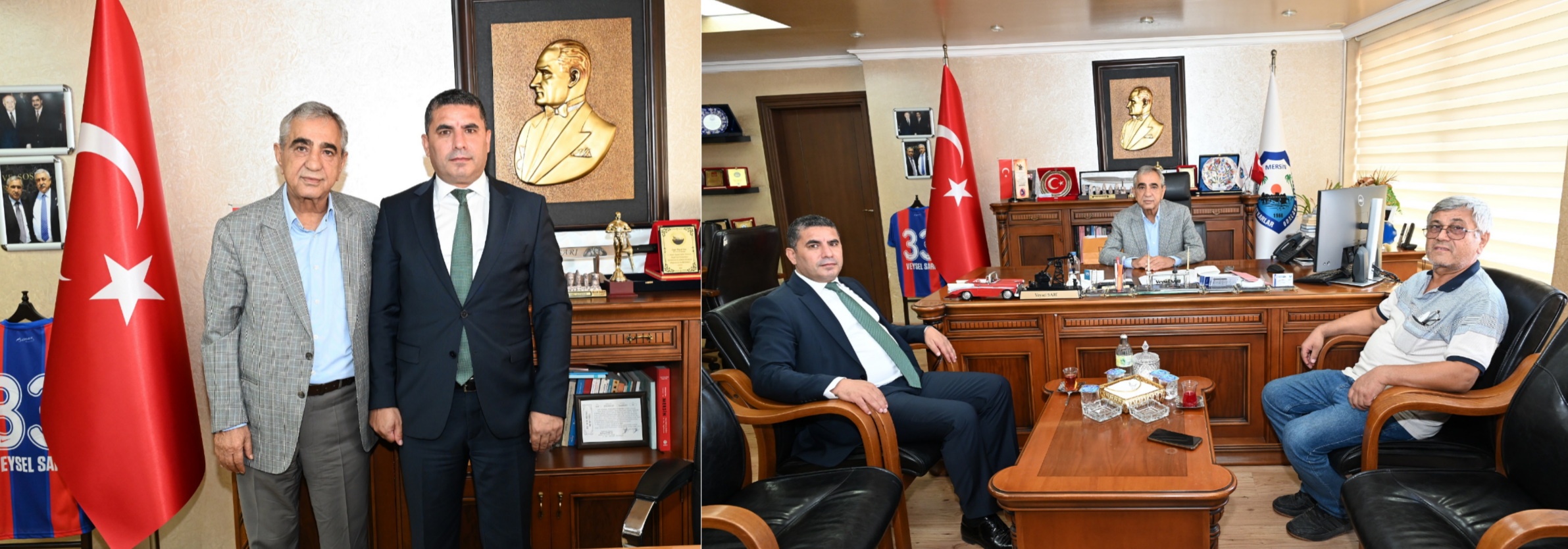 SGK İL MÜDÜRÜM KOÇ, BAŞKAN SARI’YI ZİYARET ETTİ