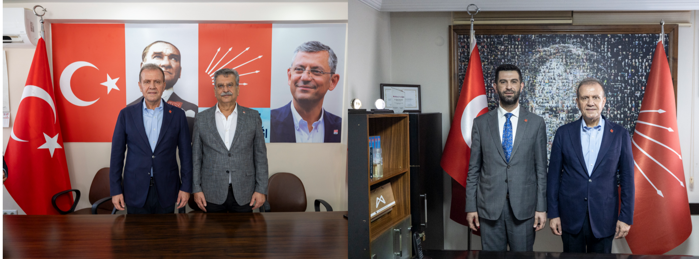 BAŞKAN SEÇER’DEN AKDENİZ VE YENİŞEHİR İLÇE BAŞKANLIKLARI’NA ZİYARET