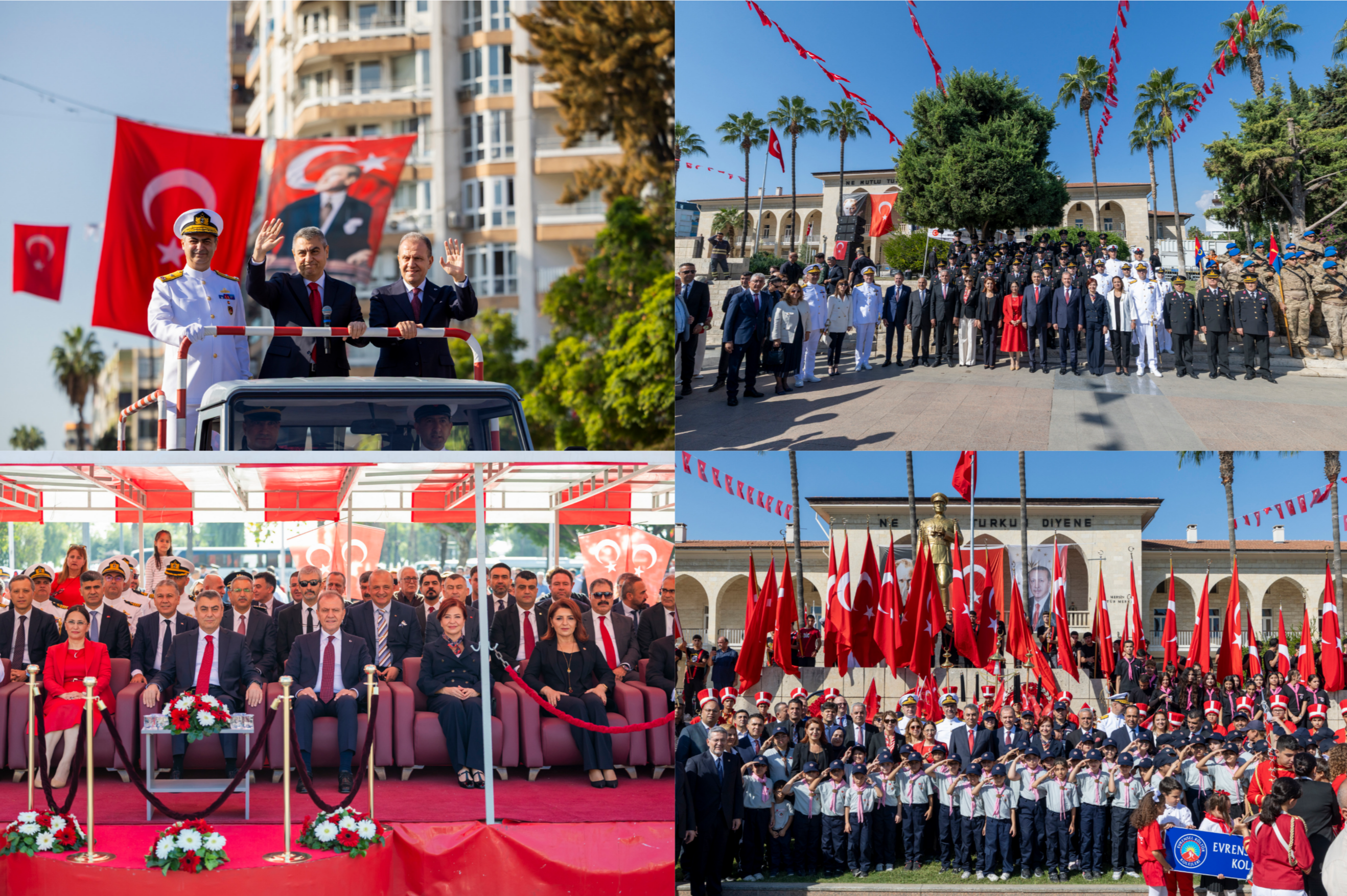 CUMHURİYET COŞKUSU TÜM MERSİN’İ SARDI