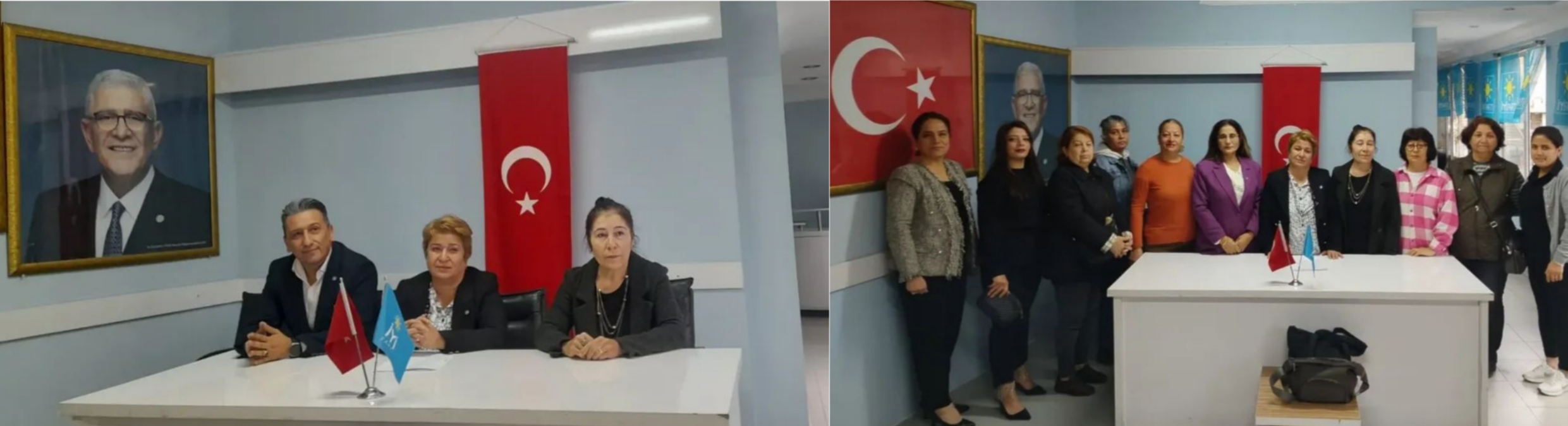 İYİ PARTİ TARSUS'TA KADINA YÖNELİK ŞİDDETE KARŞI ETKİNLİK DÜZENLEDİ
