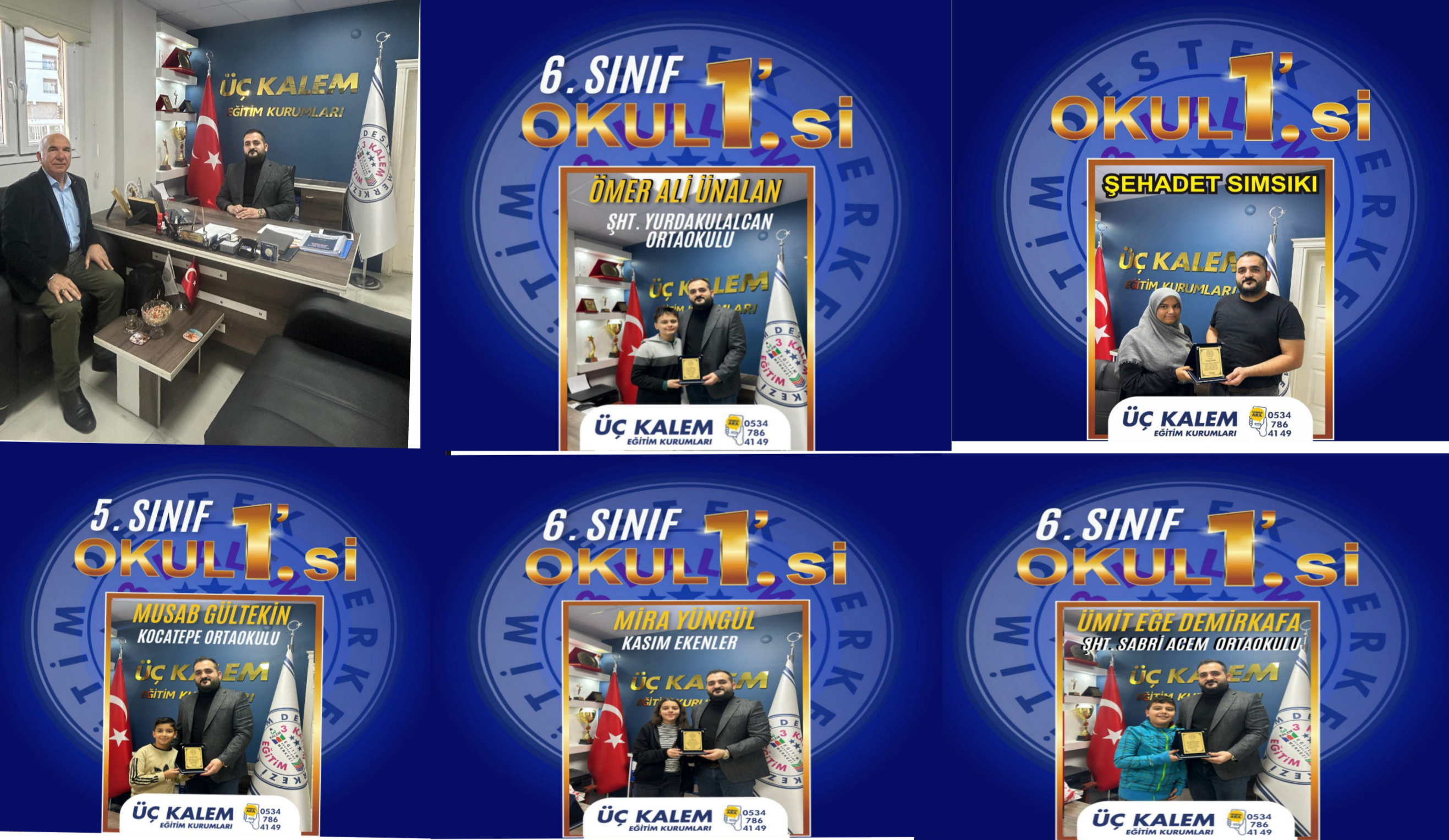 ÜÇ KALEM EĞİTİM KURUMLARI BAŞARIDAN BAŞARIYA KOŞUYOR