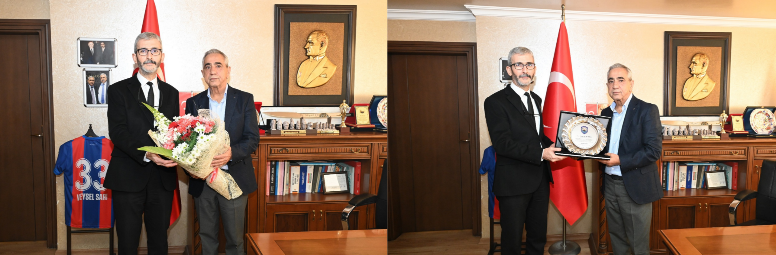 TARSUS ÜNİVERSİTESİ REKTÖRÜ PROF. DR.ALİ ÖZEN’DEN BAŞKAN SARI ’YA ZİYARET