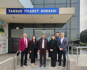 TARSUS ÜNİVERSİTESİ VE İŞKUR’DAN TARSUS TİCARET BORSASI’NA ZİYARET 