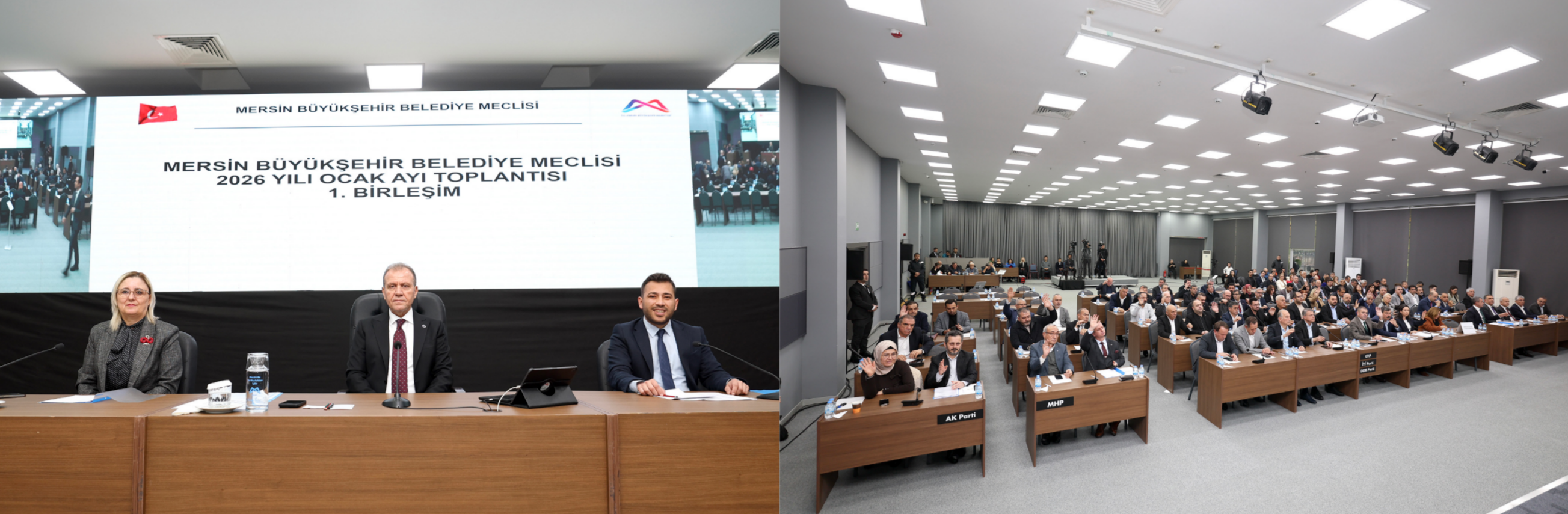 MERSİN BÜYÜKŞEHİR’İN 2026 YILI İLK MECLİS TOPLANTISI GERÇEKLEŞTİRİLDİ