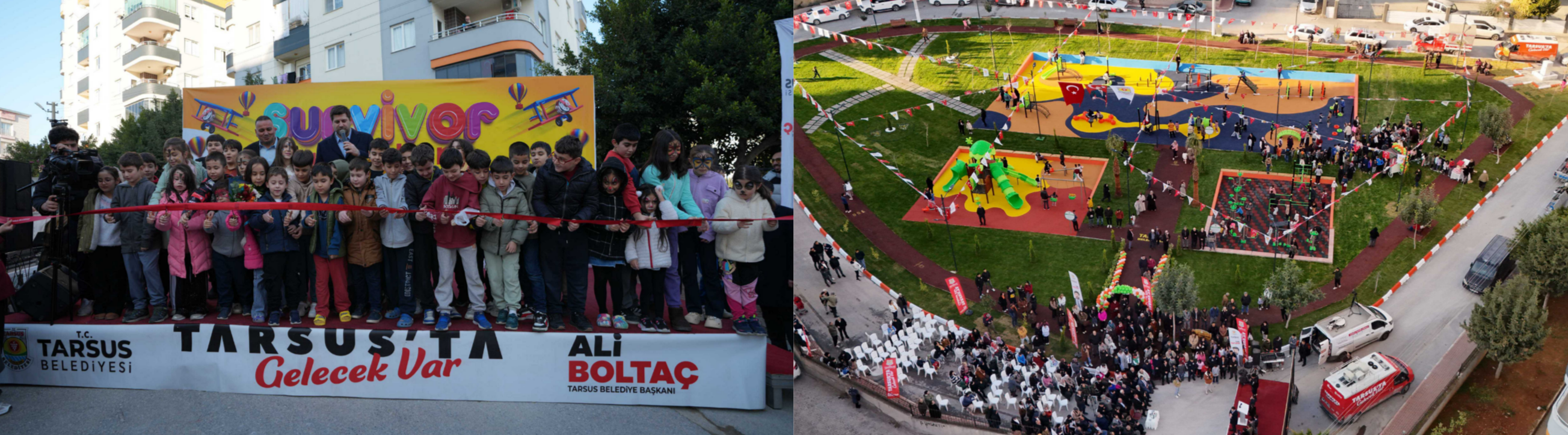 BAŞKAN BOLTAÇ’TAN ÇOCUKLARA KARNE HEDİYESİ: SURVİVOR PARK AÇILDI