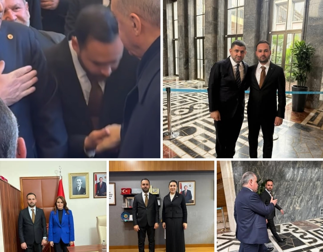 YUSUF ARICI AK PARTİ GENEL MERKEZİNDE BİR DİZİ ZİYARETTE BULUNDU