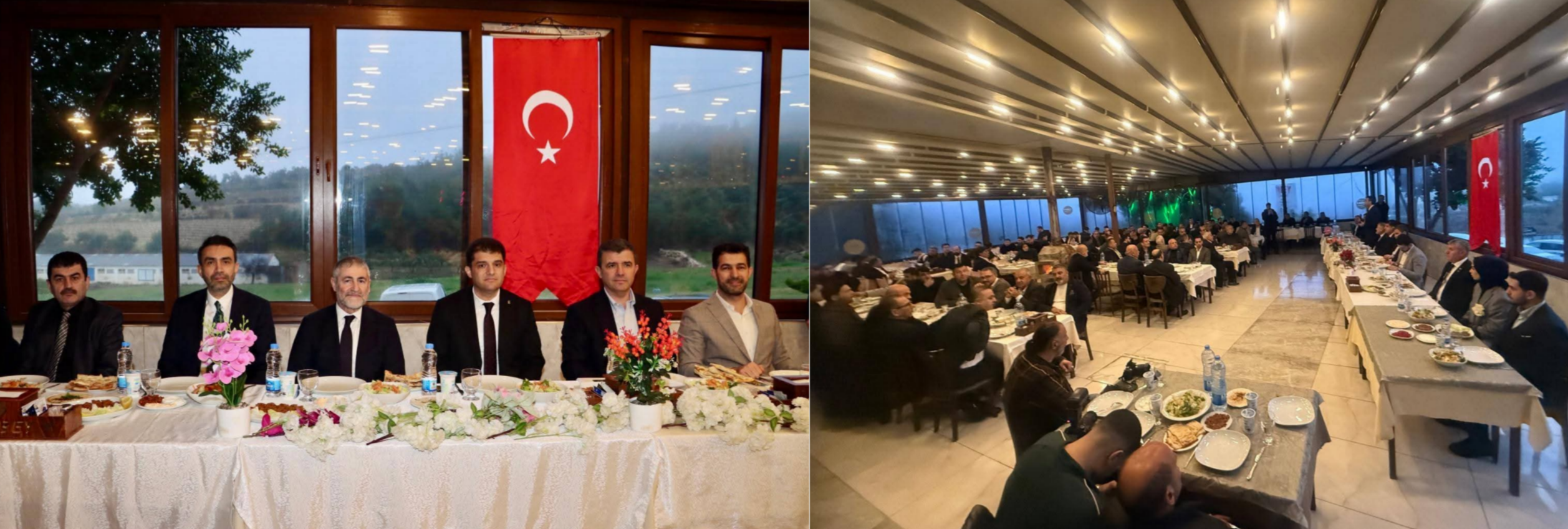 AK PARTİ YÖNETİCİLERİ İŞ DÜNYASI İLE BULUŞTU