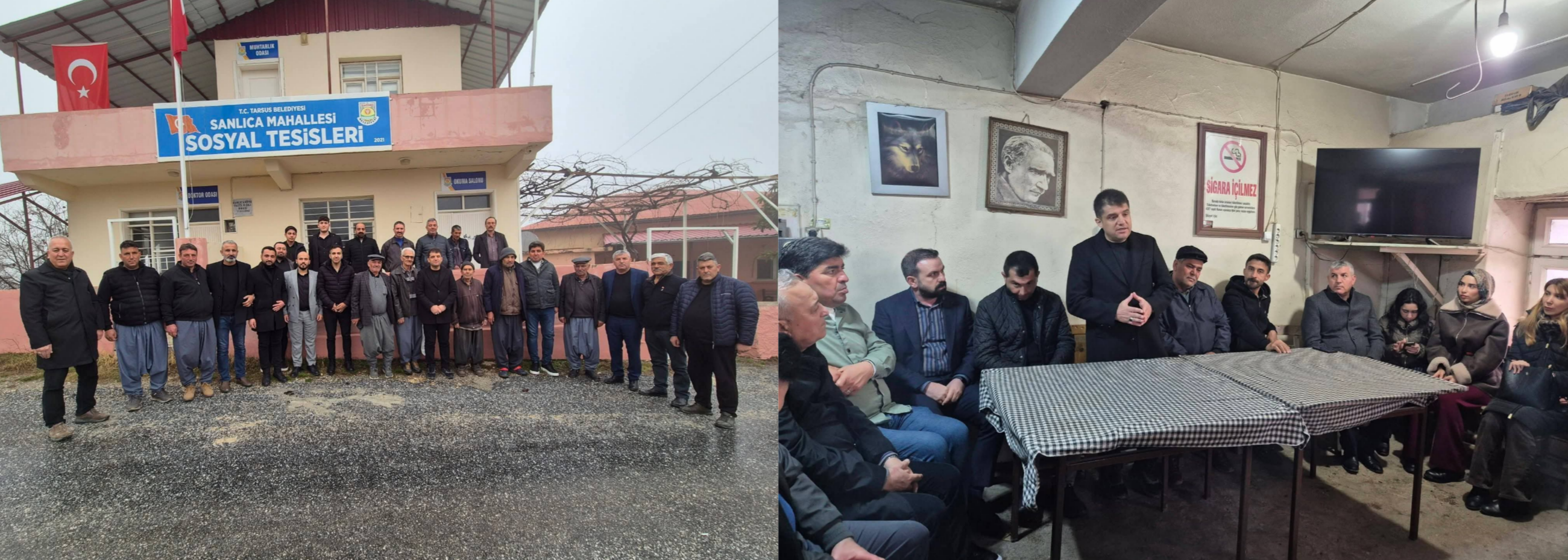 AK PARTİ TARSUS İLÇE BAŞKANI FEVZİ İNAN, VATANDAŞLA İÇ İÇE OLMAYA DEVAM EDİYOR 