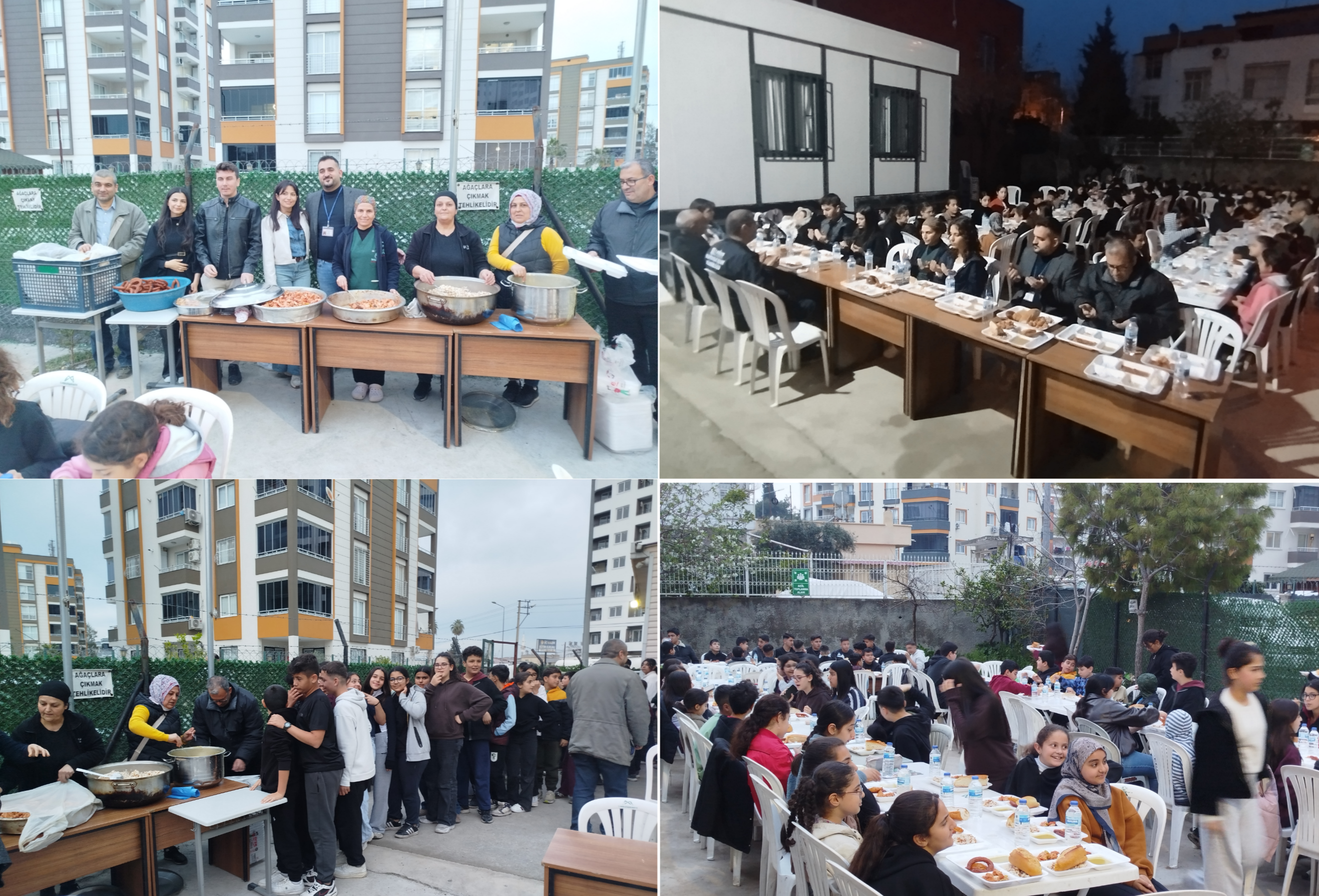 TARSUS ÜÇ KALEM EĞİTİM KURUMLARINDAN İFTAR YEMEĞİ