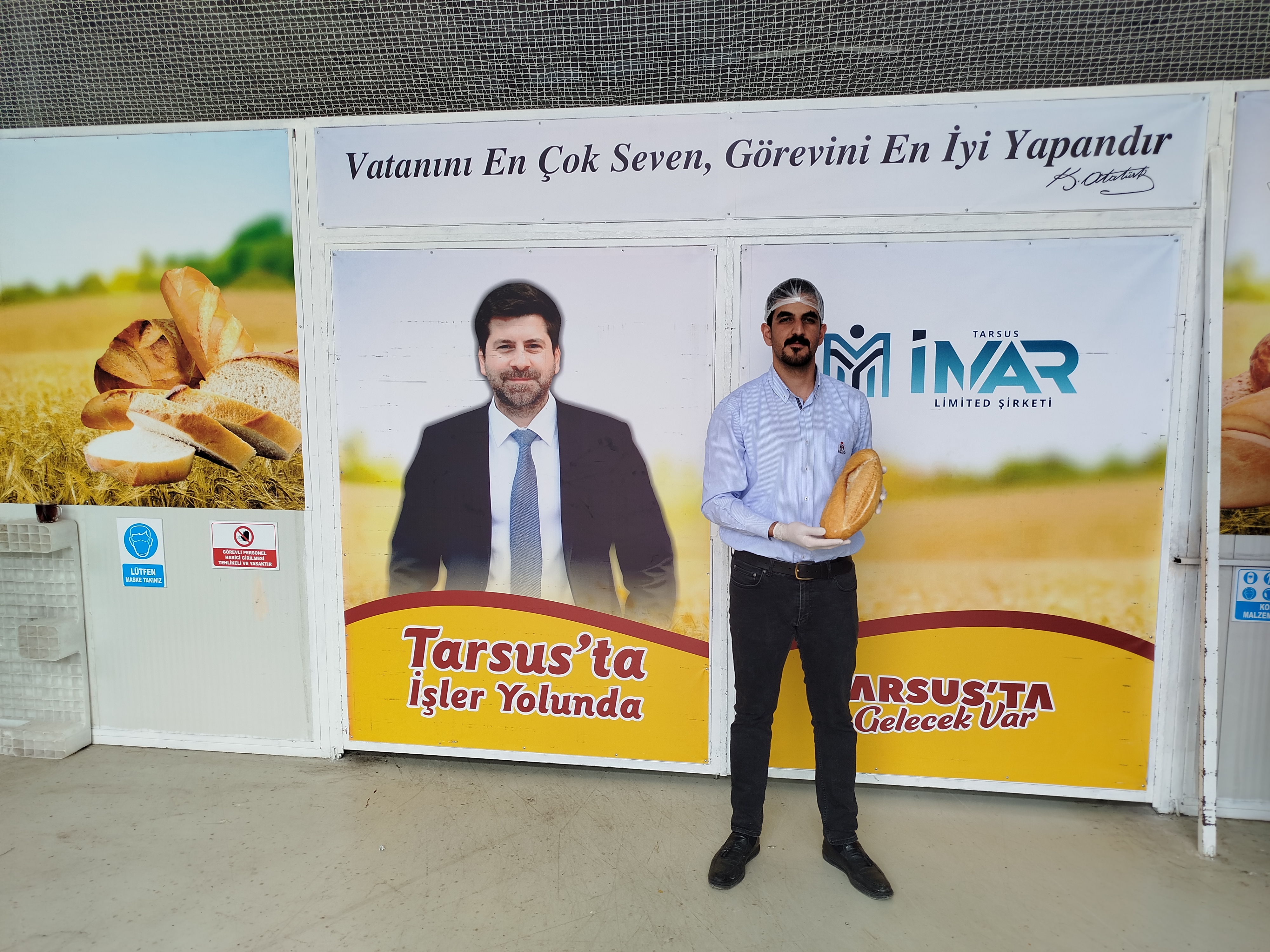 TARSUS BELEDİYE EKMEK FABRİKASI TIKIR TIKIR İŞLİYOR