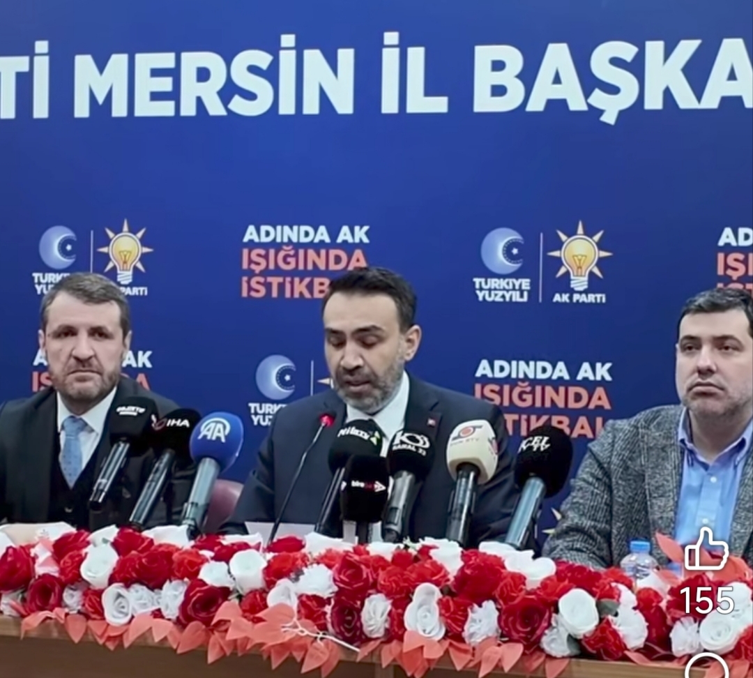 AK PARTİ İL BAŞKANI ADEM ALDEMİR CHP'Lİ BELEDİYELERE YÜKLENDİ