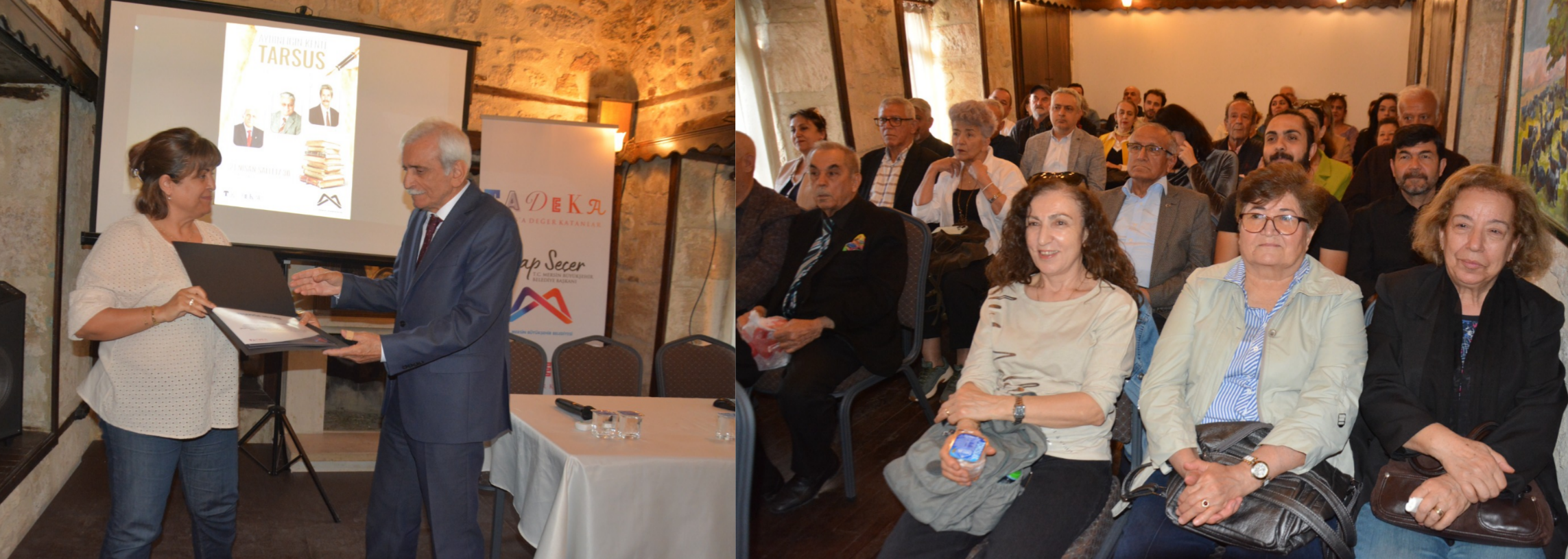 AYDINLIĞIN KENTİ TARSUS'TA ÜÇ YAZARDAN SÖYLEŞİ VE İMZA GÜNÜ