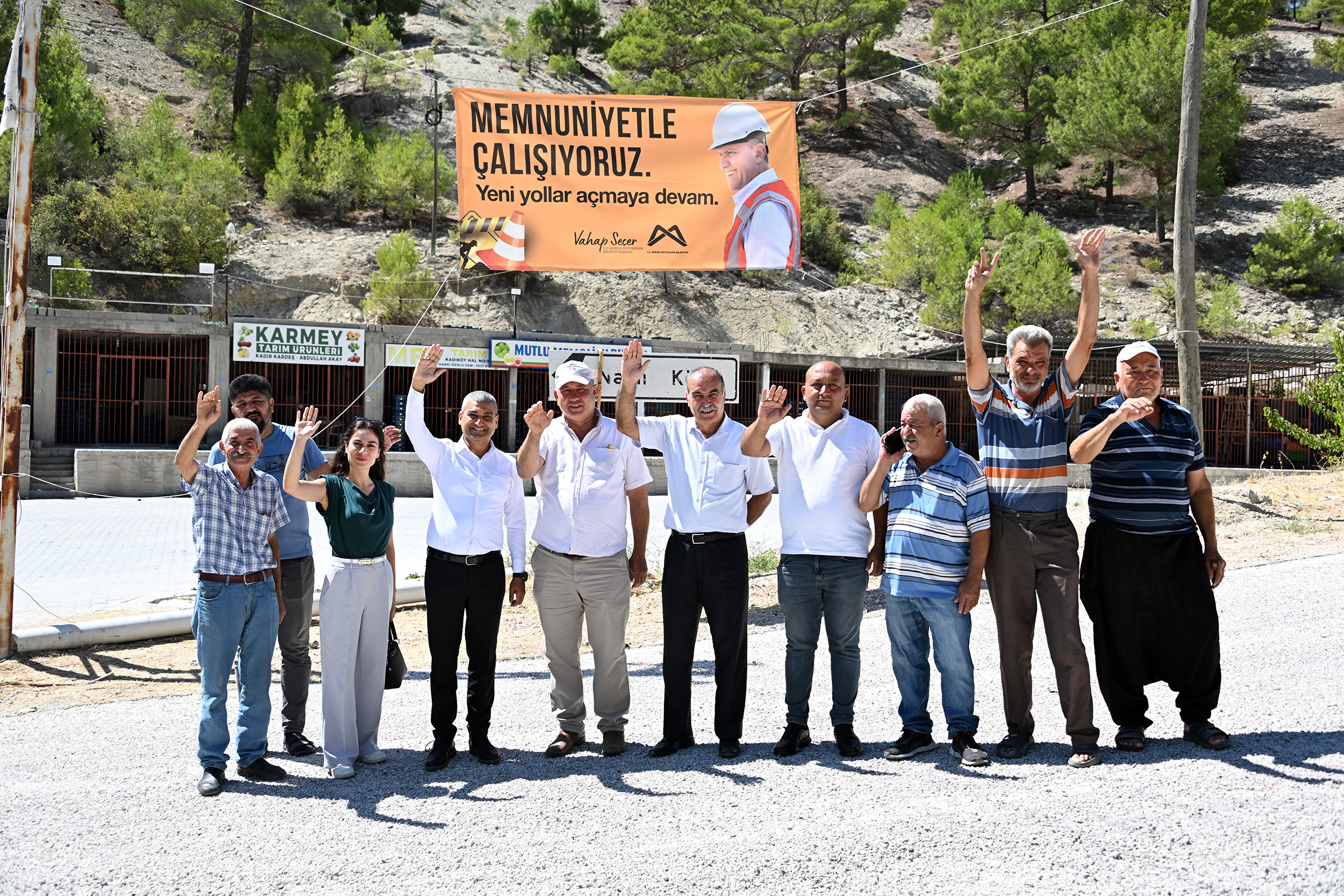 MERSİN BÜYÜKŞEHİR BELEDİYESİ’NDEN MUT’TA KIRSALA NEFES ALDIRAN YOL YATIRIMI…