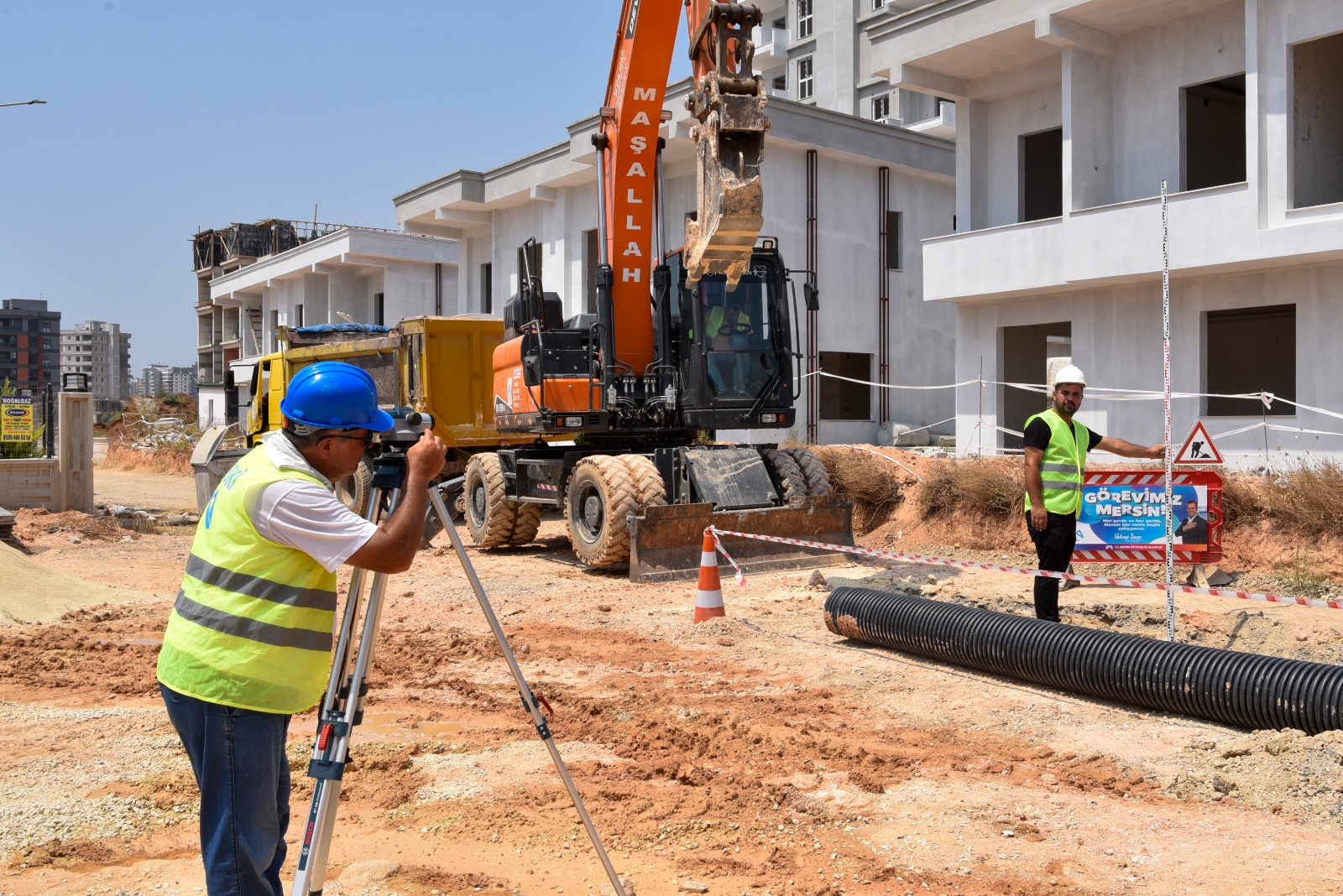 MESKİ, 4 MERKEZ İLÇEDE ALTYAPI HATTI ÇALIŞMALARINI SÜRDÜRÜYOR