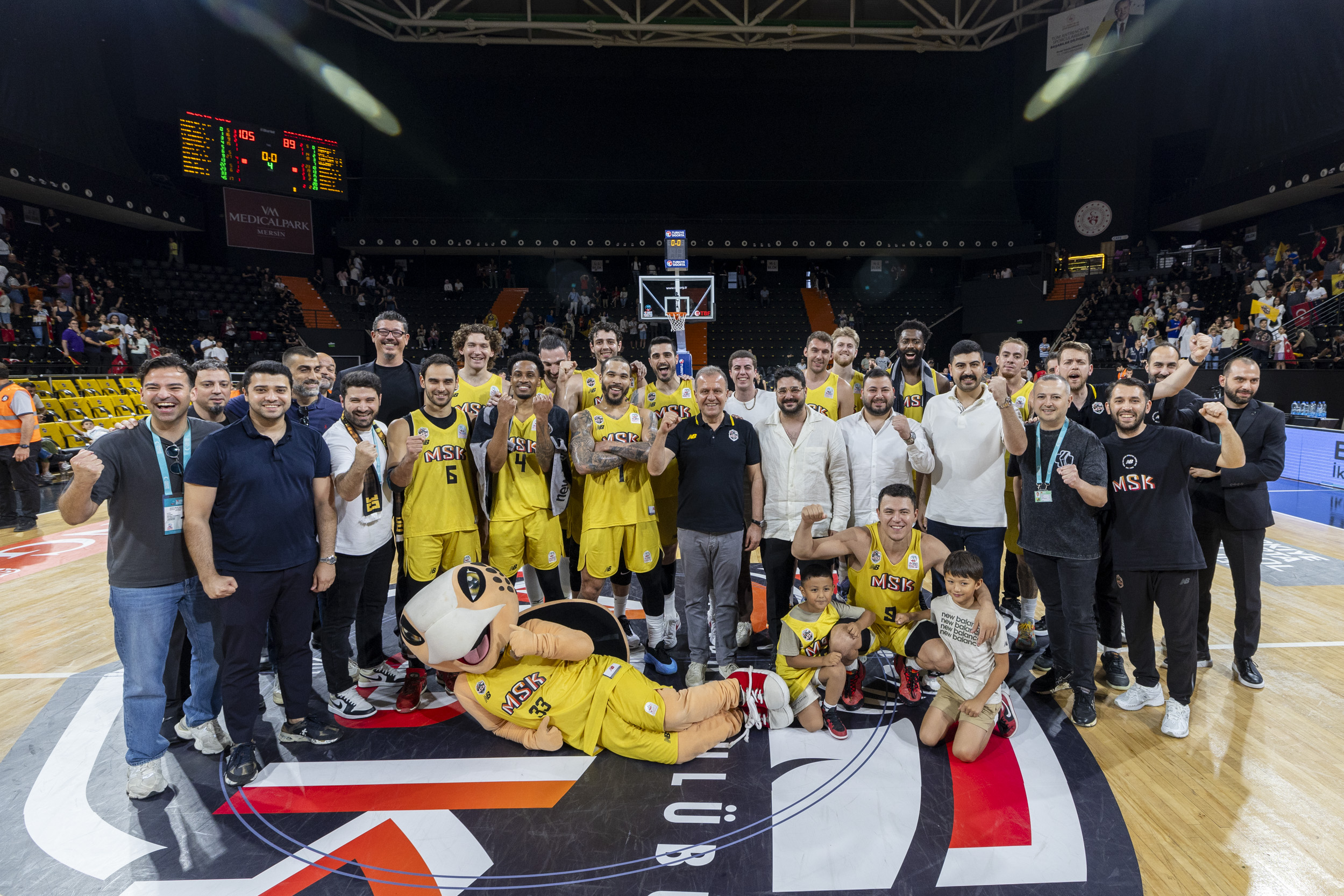 YÜREĞİNİ KOYDU, SÖZÜNÜ TUTTU: MSK PLAY-OFF’TA